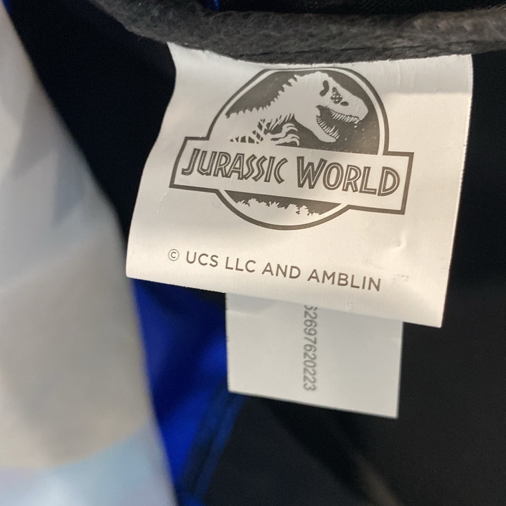 NWT Jurassic World T Rex Raptor Blue Backpack - Picture 3 of 10